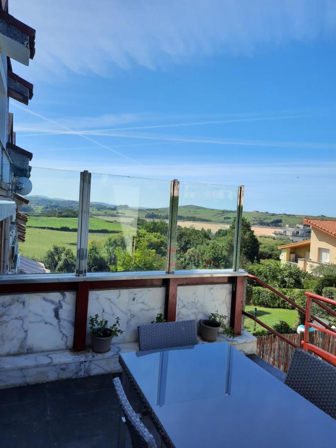 Apartamento Duplex Con Vistas Al Mar Los Girasoles Mogro Bagian luar foto