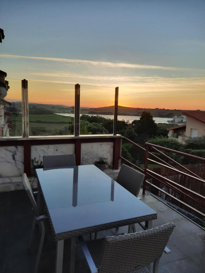 Apartamento Duplex Con Vistas Al Mar Los Girasoles Mogro Bagian luar foto
