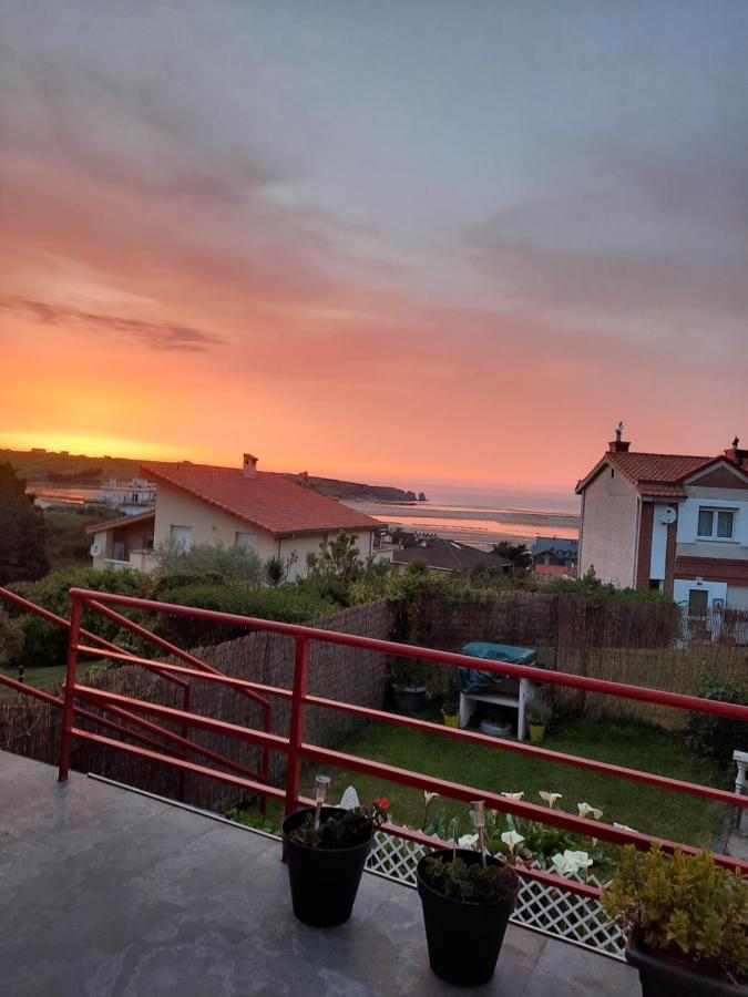 Apartamento Duplex Con Vistas Al Mar Los Girasoles Mogro Bagian luar foto